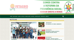 Desktop Screenshot of fetagro.org.br